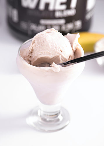 Banana and Vanilla Protein Ice cream